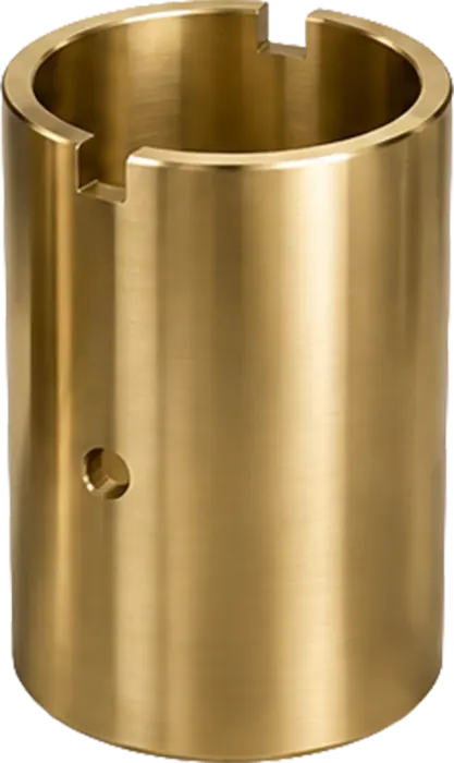 Inner eccentric bushing in bronze
