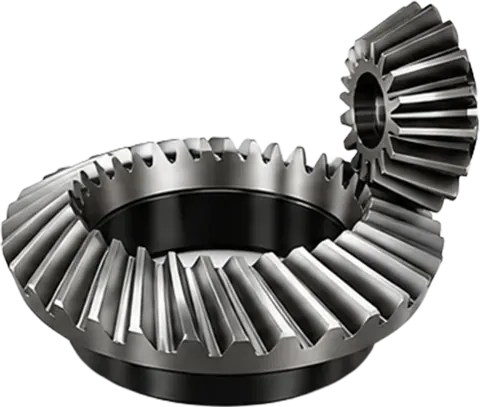 Bevel gear in alloy steel