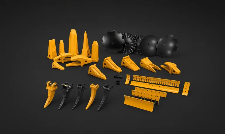 Bucket teeth, adapters and ripper tips
