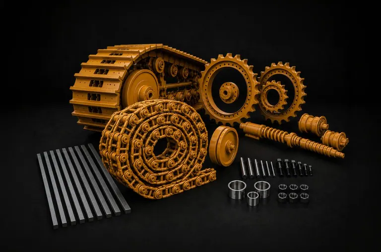 Undercarriage track components
