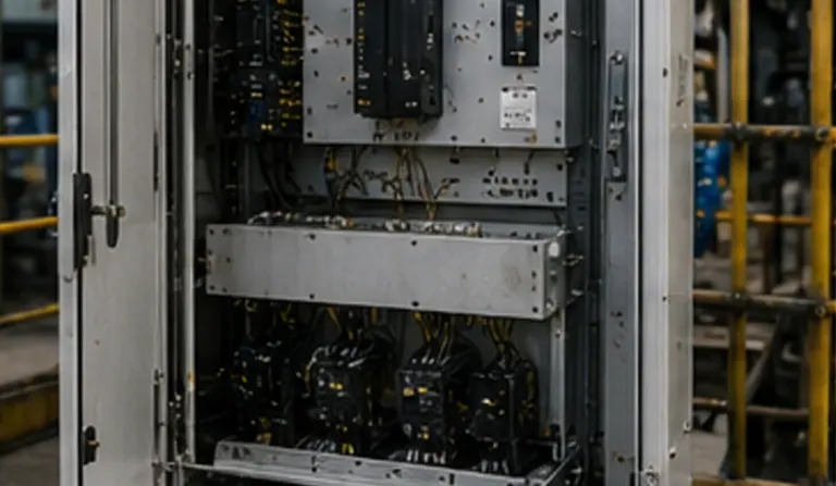 Industrial automation with PLC and SCADA
