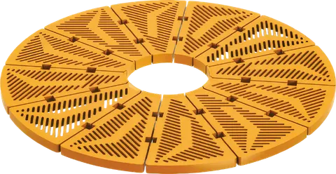Ball mill diaphragm