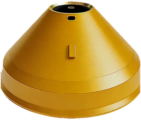 Cone crusher mantle — second example